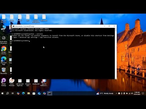 How to fix python was not found - fix python command not working in command prompt
