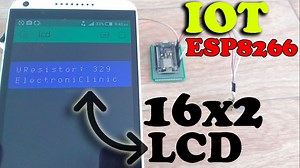 IOT 16x2 LCD using Nodemcu esp8266, wireless LCD Display
