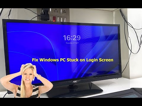 How to Fix Windows PC Not Showing Log-In Lock Screen Stuck on Welcome Screen