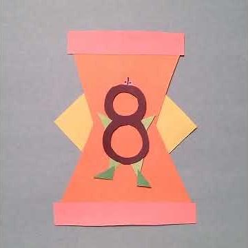 Sesame Street - Abstract Count #18 My Version *NEW*