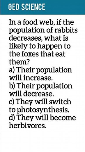 GED Science practice question 2025 | GED science practice test 2025