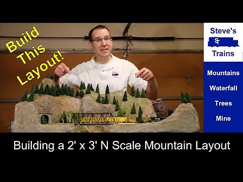 Colorado Loop Layout Build: 2x3 Foot N Scale Model Railroad Tutorial