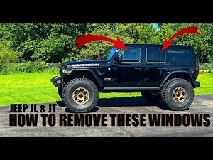 Jeep JL & JT Side Window Removal