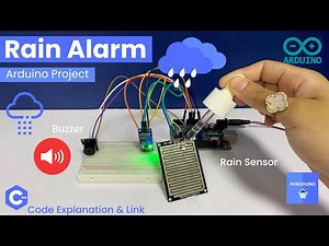 Rain Detection Alarm with Buzzer & Arduino UNO 🌧️ Smart Rain Sensor Project 🚨