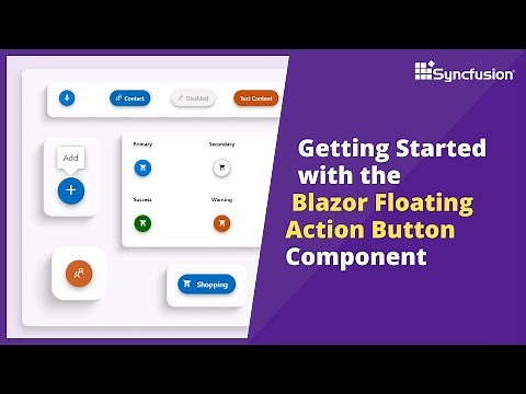 Getting Started with the Blazor Floating Action Button