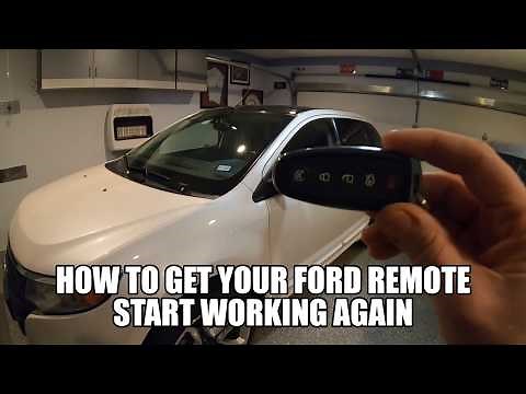 How To Get Your Ford Remote Start Working Again
