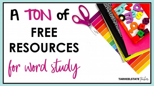 Words Their Way Free Resources for Word Study — Tarheelstate Teacher