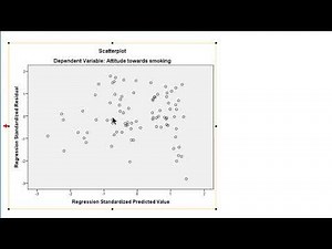 Checking assumptions for regression models in SPSS
