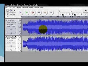 How to Reduce the Level of the Vocals in a Song with Audacity