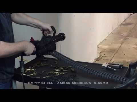 XM556 Microgun - 'Worlds First" Hand Held 5.56mm Electric Gatling Gun