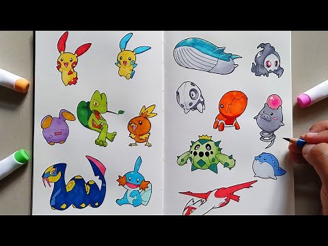HOW TO DRAW POKEMON - Gen 3