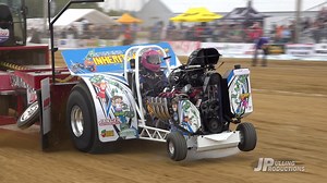 Modified Mini Tractor pulling action from night one of The Pullers Championship in Nashville, IL! | JP Pulling Productions