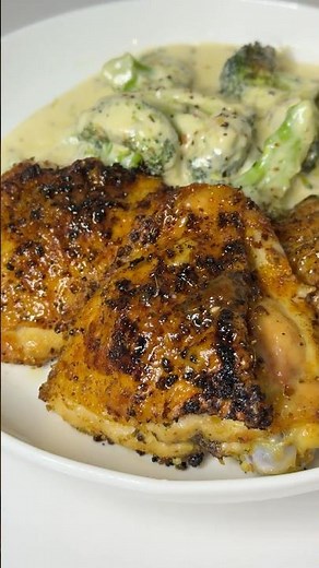 The Secret To Crispy Baked Chicken Thighs