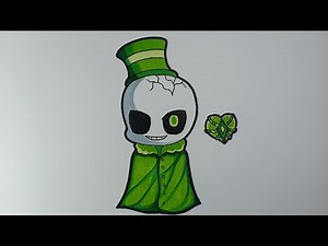 How To Draw TOTAL SANS Chibi Very Easy