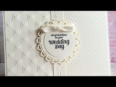 How To Make An Elegant Ivory Wedding Card - DIY Crafts Tutorial - Guidecentral