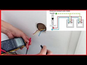 COMMENT RACCORDER UNE PRISE ELECTRIQUE !!! TUTO CABLAGE BRANCHER PRISE DE COURANT ....