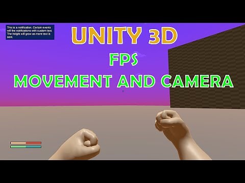 Unity 3D - FPS Movement and Camera Part 1 / 2