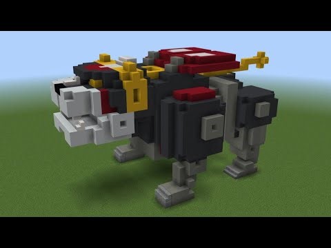 How to build Voltron Black Lion in Minecraft