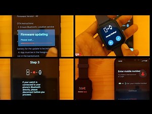 Boat Smartwatch - First time Setup, Pairing Bind, Firmware Update & App Installation ⚡⚡
