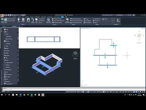 Autocad 3D Architecture 2020 curso básico capítulo 1(muros)