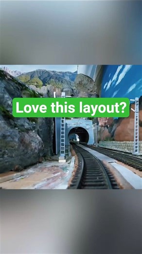 Wait For The Scenic Exit! 🏔️✨ #modelrailroad #train #train #ooscale #ooscale #modelrailway