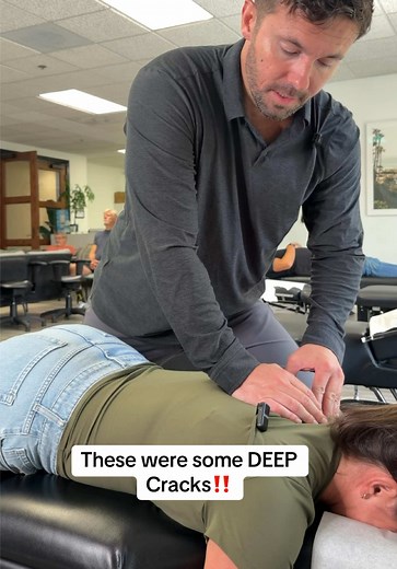Deep Chiropractic Adjustment: Intense Cracks Revealed