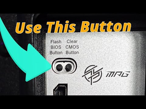 MSI Bios Flash Button, How To Flash Bios