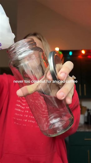 A brown sugar, shaken espresso with milk with crispy, crunchy crushed ice￼ was exactly what I needed this Friday morning 🤤 Are you a fan of iced coffee in the winter? ￼ | Hannah Adele