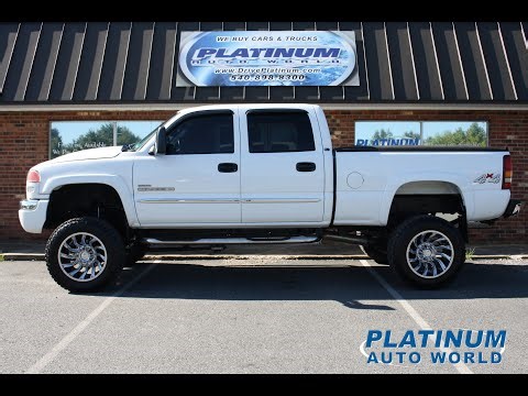 2003 GMC Sierra 2500HD SLE 4dr Crew Cab 4x4 DURAMAX DIESEL