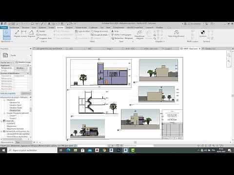 TUTO 43 : REVIT/(Metré calcul des quantités matériaux/ Finalisation du projet la deuxième partie(2)