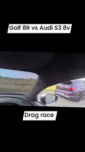 37K views · 612 reactions | Golf 8R takes on Audi S3 8v2.. Audi S3 has a down pipe and file same as the 8R.. lets see who takes this one #reels #cars #trending #dragrace | Glen On Cars | Facebook