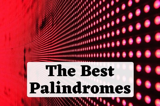 355 Best Palindromes in English - Funny, Longest, Places