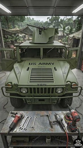 Abandoned HUMVEE M1025 Armament Carrier Restored #asmrrestoration #aviation #militaryasmr #asmr