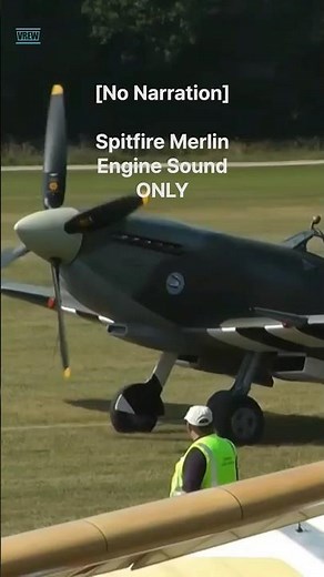 [Engine sound only] Spitfire Merlin engine