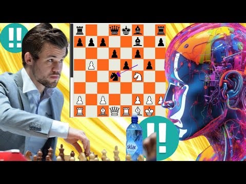 Magnus Carlsen vs Stockfish chess master game 1