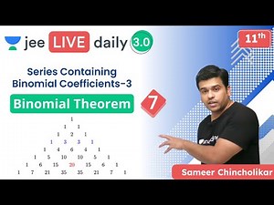 JEE: Binomial Theorem L7 | Unacademy JEE | JEE Maths | Sameer Chincholikar