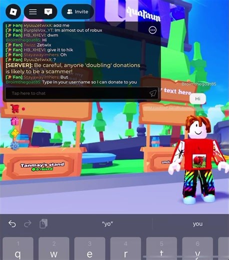 How to get free robux type your username