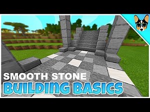 SMOOTH STONE | Minecraft Building & Recipe Basics Tutorial |