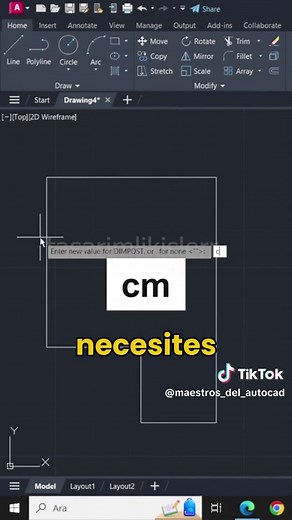 Aprende a poner medidas en AutoCAD rápidamente