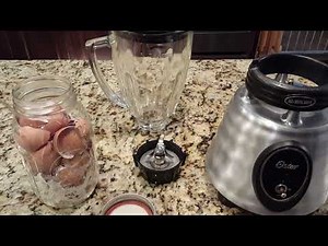A super easy way to grind egg shells