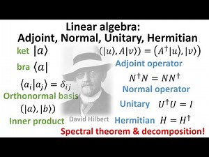 Special matrices, adjoint, normal, unitary, hermitian