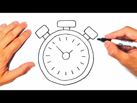 How to draw a Clock Step by Step | Clock Drawing Lesson