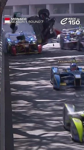A TERRIFYING airborne crash in monaco 😱