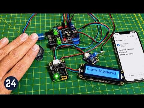 Build an Alarm System From Arduino That Notifies You - Lesson #24