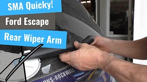 46K views · 1.1K reactions | In this video I show you how to handle a common issue that is seen on the Ford Escapes where the rear wiper arm falls down on the gate or in some cases falls completely off the vehicle. In either case it leaves the aluminum bushing stuck to the wiper motor shaft and you need to get that off before you put the new arm on. Let me show you how it's done. | South Main Auto LLC | Facebook