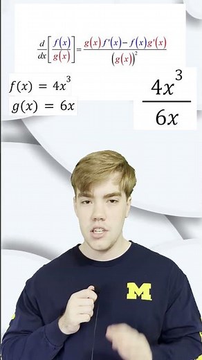 Calculus Basics: Quotient Rule