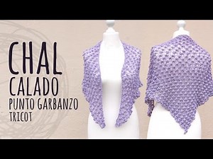 Elegant Knitting Shawl Tutorial | Two Needles (Garbanzo Stitch)