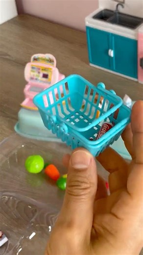 Supermarket Checkout & Cart Sounds ASMR 🛒💳 #asmr #miniature #supermarket #groceryshopping