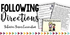Following Directions- Behavior Basics » Autism Adventures