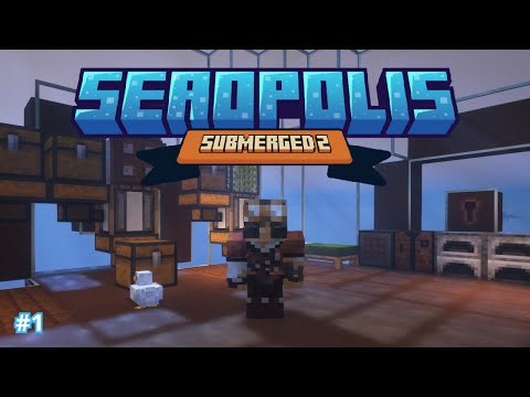 Hello I'm Under The Water! #1 | Minecraft Seaopolis Submerged 2